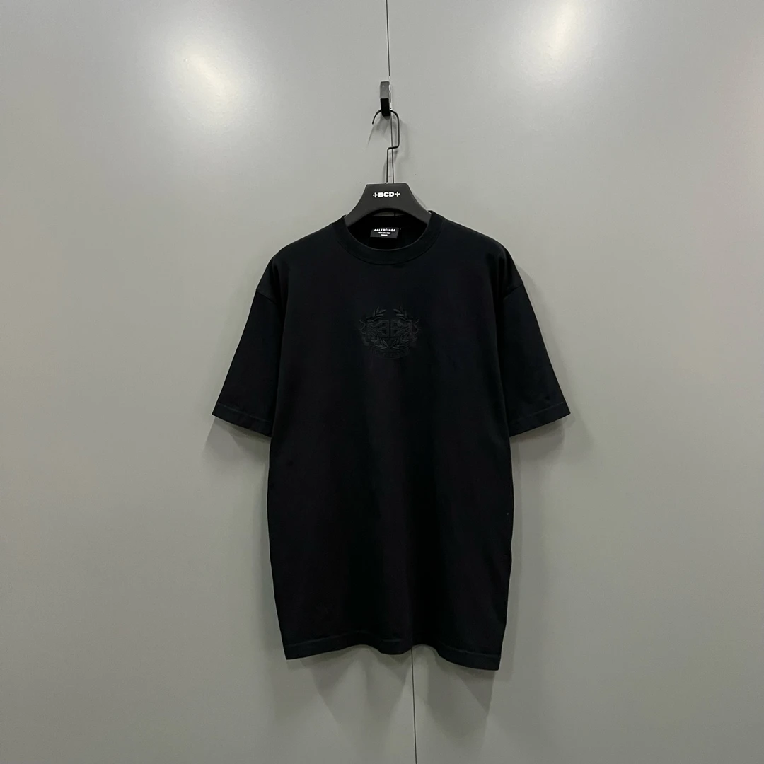 99新 Balenciaga/巴黎世家 巴黎世家 麦穗双B刺绣短袖 XS码/98新