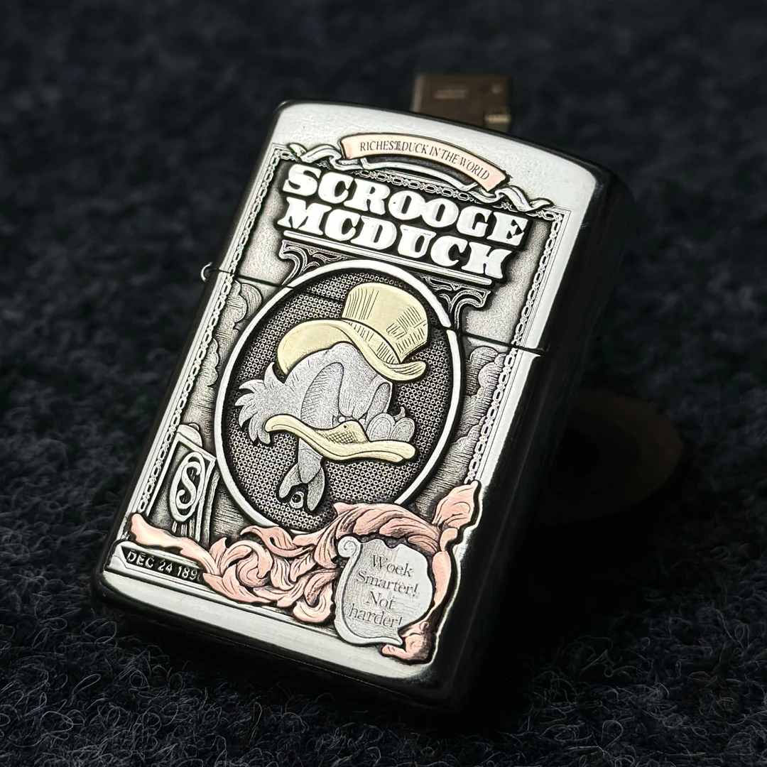 【云川造物】 B2K暴富鸭镶嵌煤油打火机