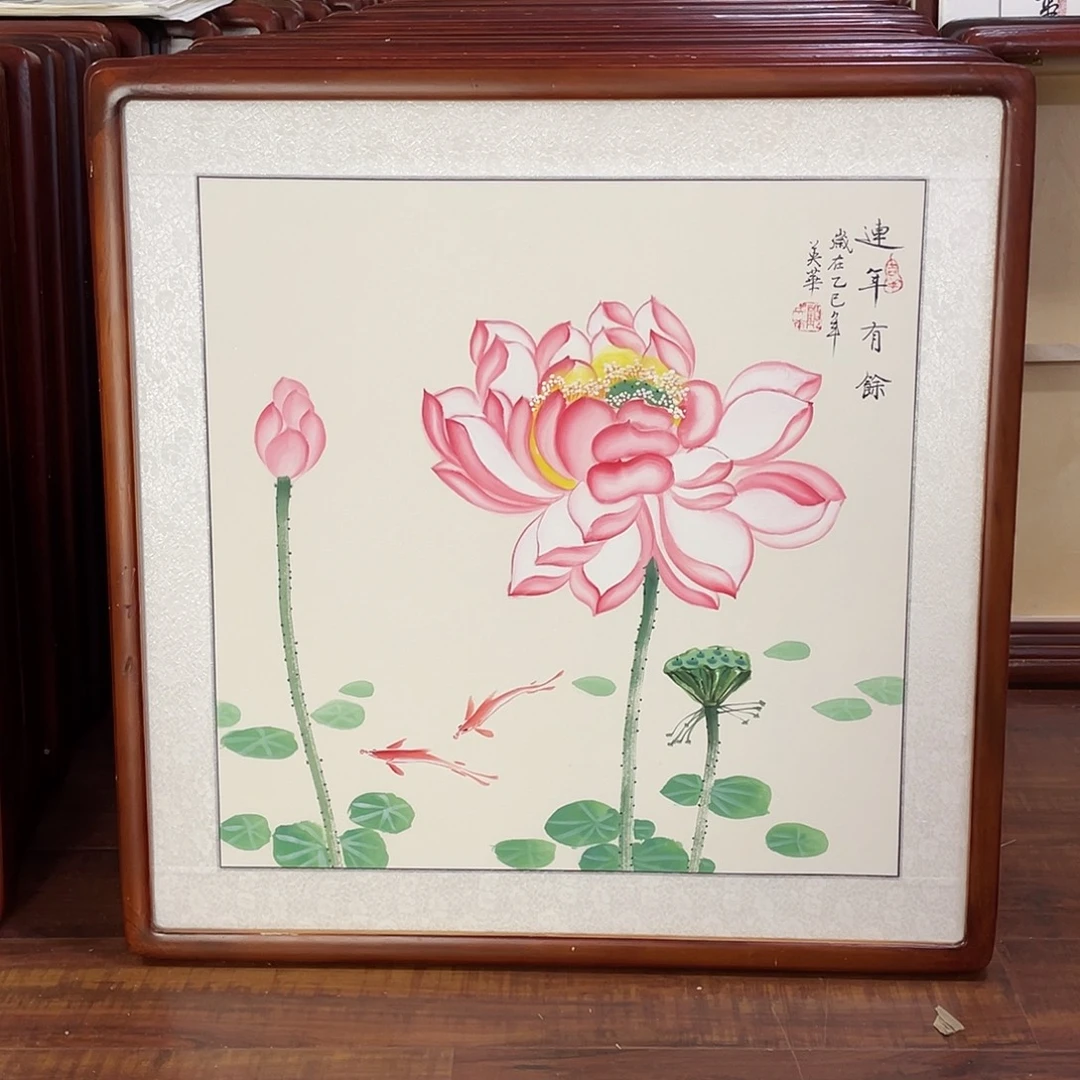 国画带框尺寸63*63厘米