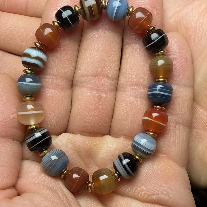 玛瑙/玉髓手链未镶嵌