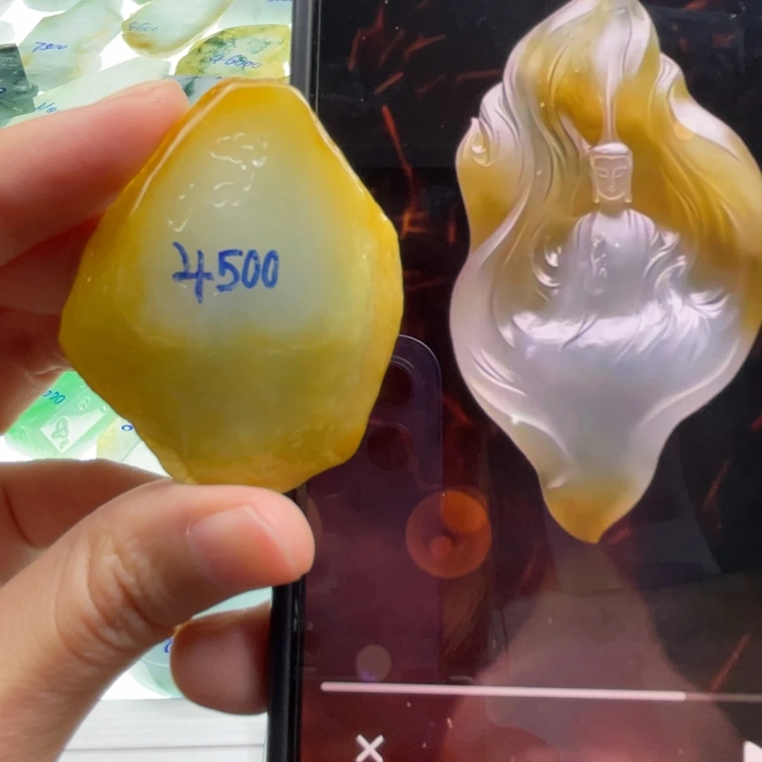 定制翡翠未镶嵌包工