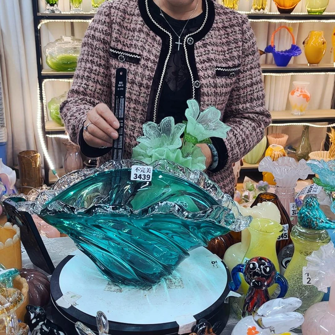 果斗3439 家悦美居琉璃摆件不完美