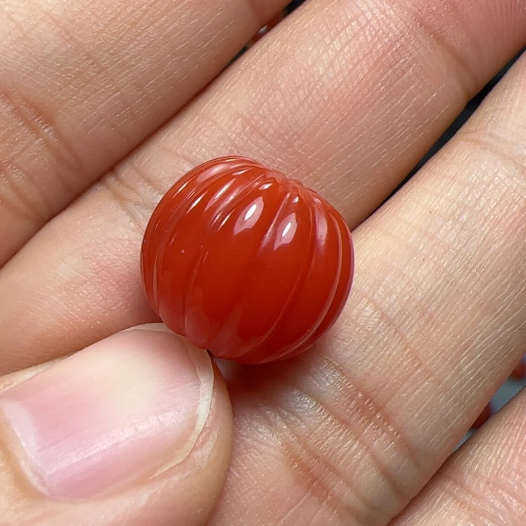 南红玛瑙珠子未镶嵌