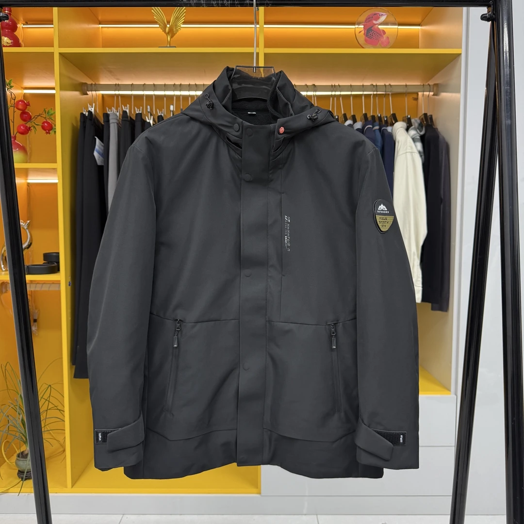 W902秋冬三合一冲锋衣夹克外套男户外保暖可拆卸帽男女同款