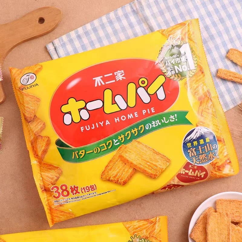 日本原装进口不二家小麦黄油千层酥饼干休闲食品小吃零食年货送礼
