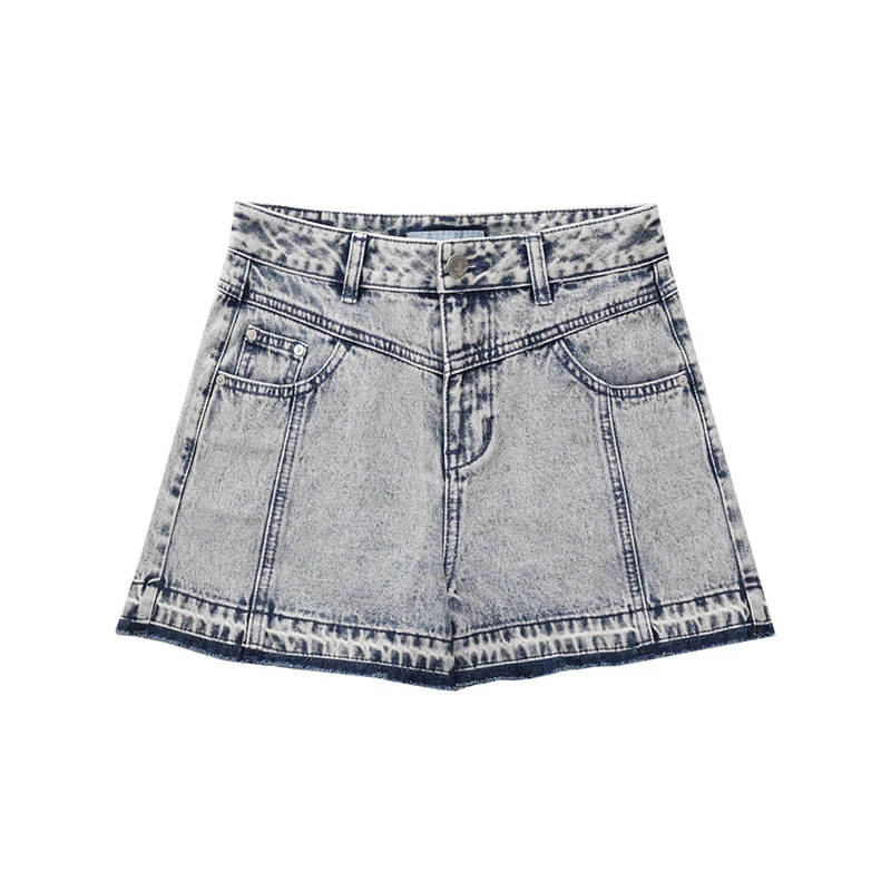 Mind Bridge/心桥时尚牛仔短裤MB1402-MTDP426ALL