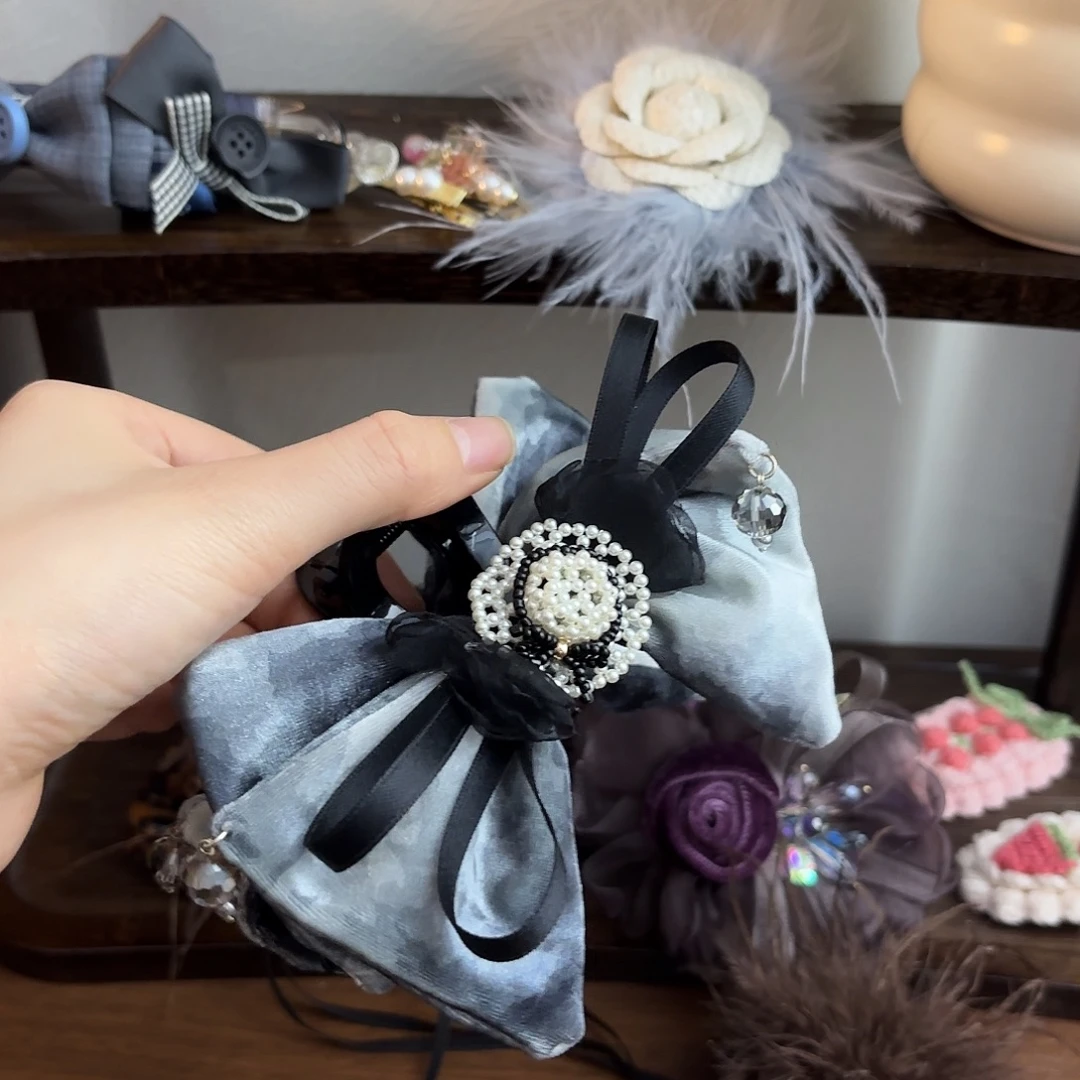 布艺铁合金抓夹夹