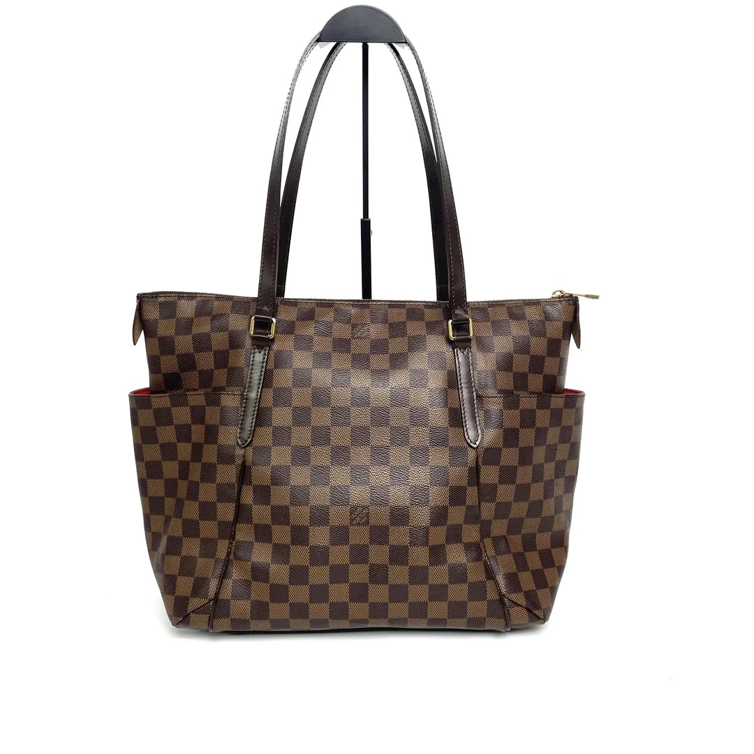 99新 LouisVuitton/路易威登 大迈/棋盘格妈咪包/98新