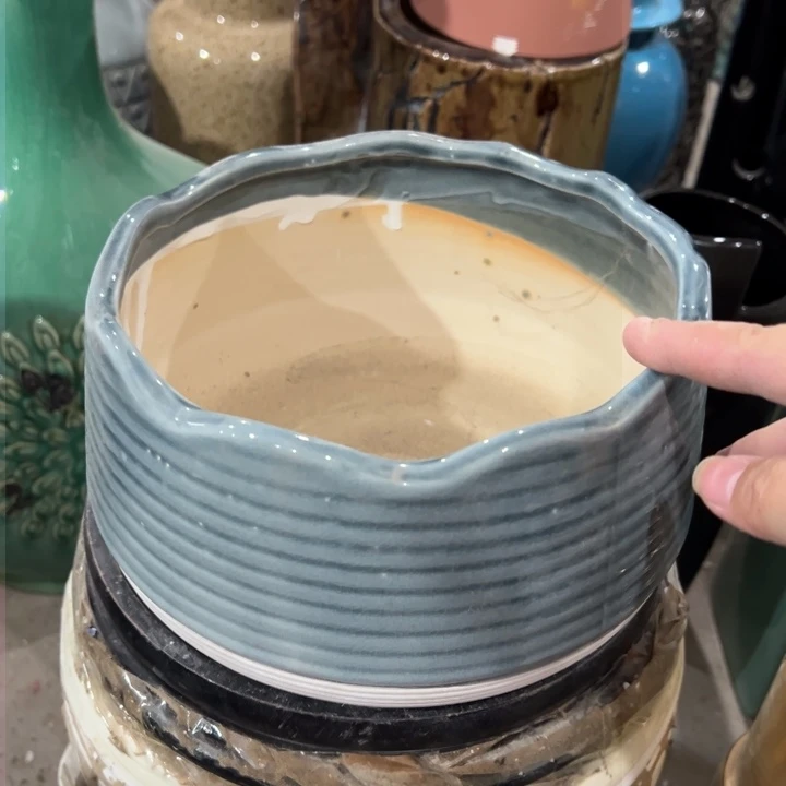 摆件高10口18公分微瑕捡漏针孔