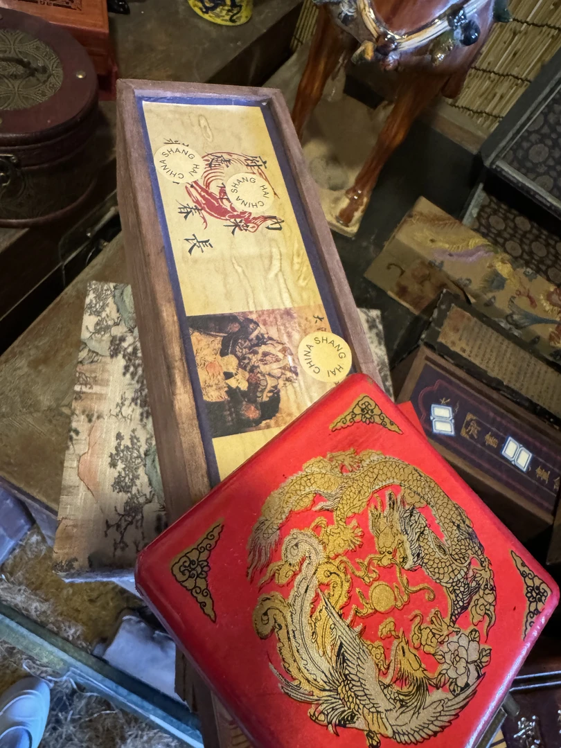 红抽拉木短盒（佳佳甄选）