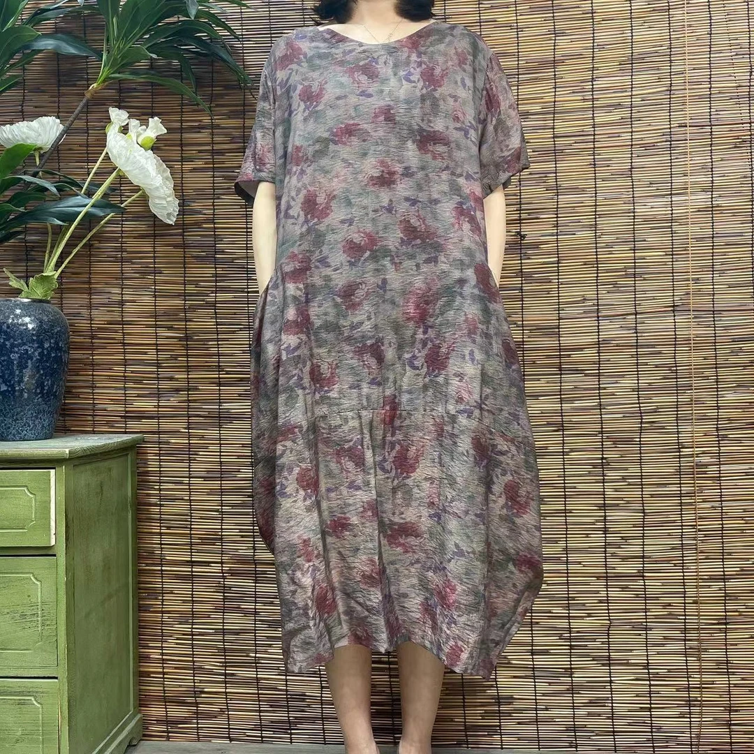 2448新款春夏气质减龄显瘦连衣裙QZ