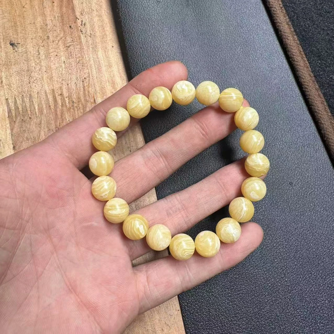 非金属羽毛手链 黄色精美手串 J152—多样性发