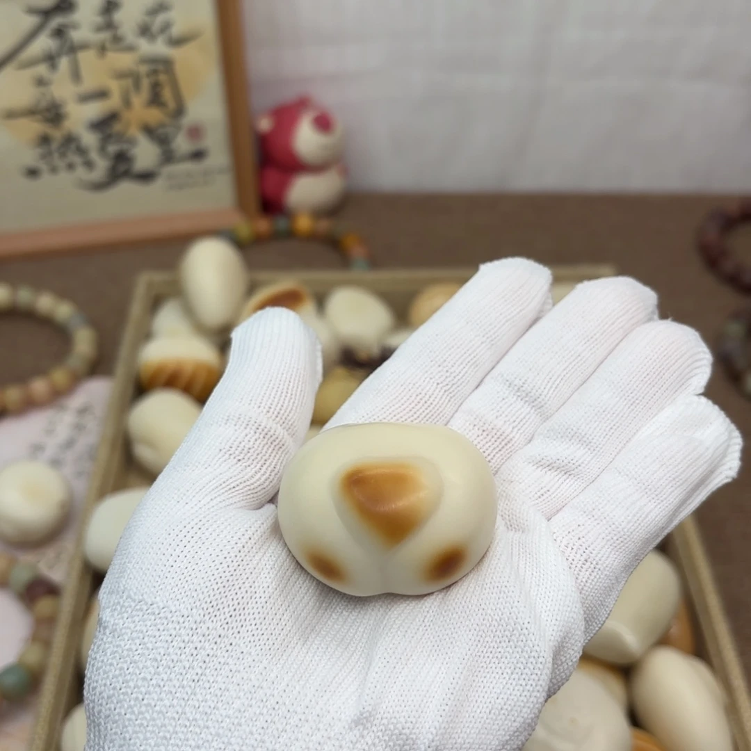 吊坠菩提根/象牙果牙果小瑕疵柯基把件870