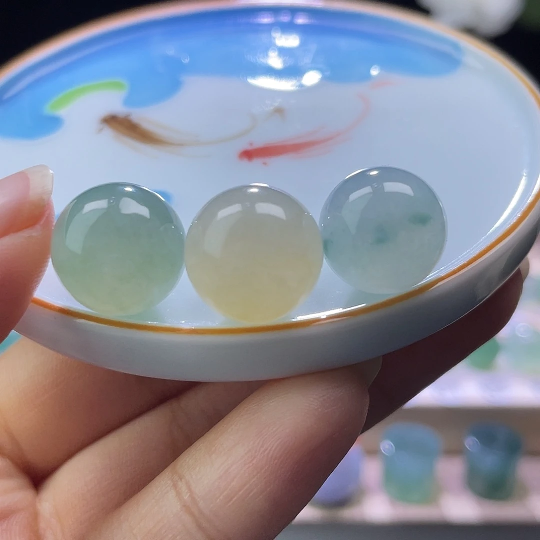 散珠翡翠展示链接勿拍缅甸翡翠a货卡13发其一