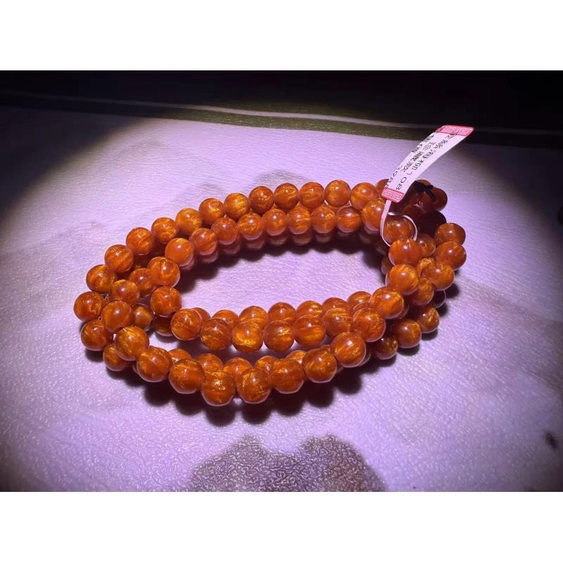 精美手串    黄丝108珠