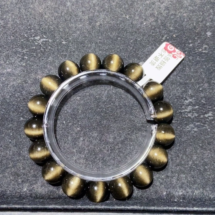 黑曜岩手串未镶嵌