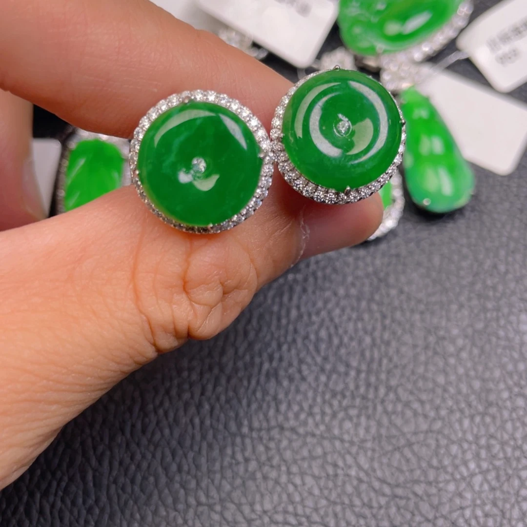 翡翠银S925镶嵌吊坠(不含链)龙*哥