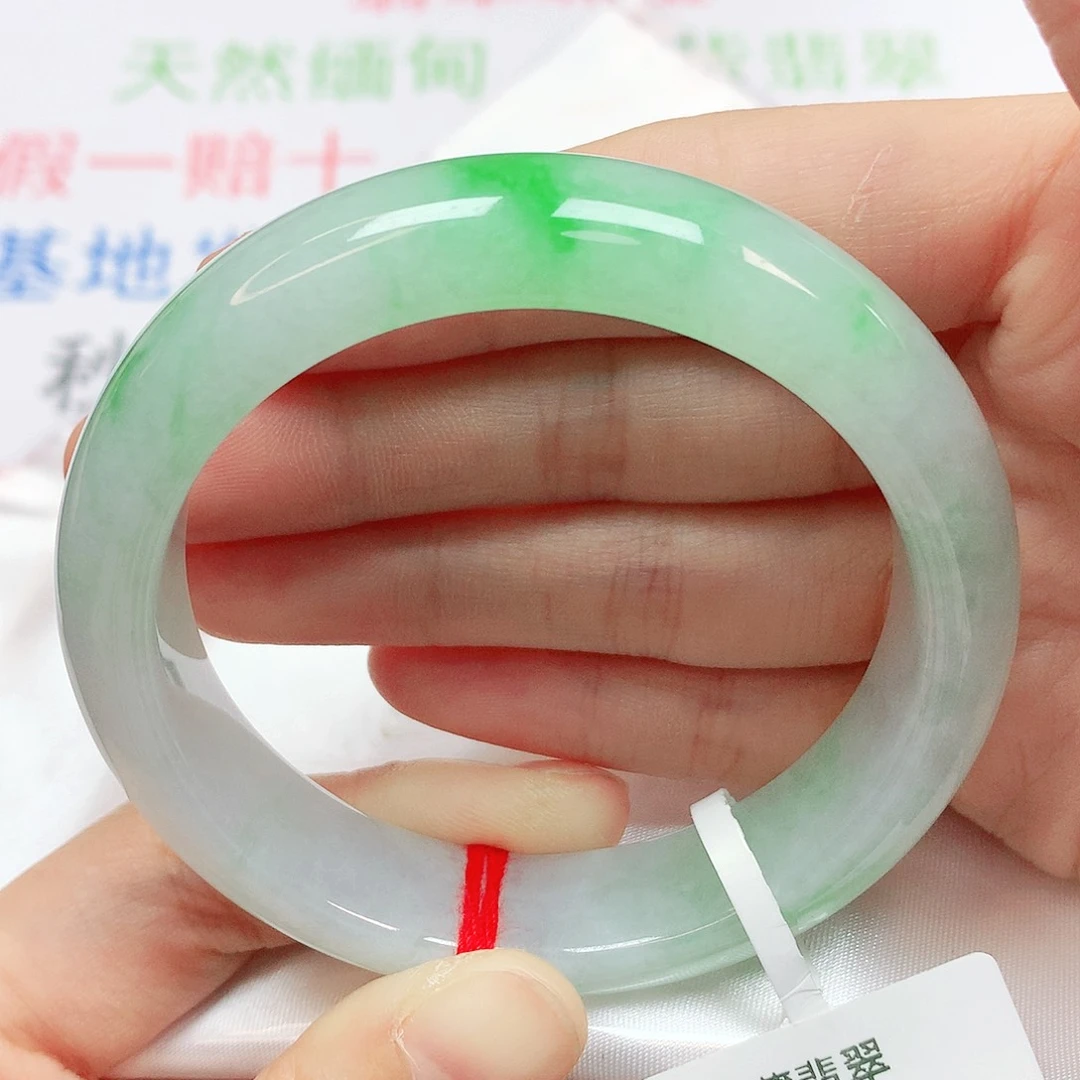 翡翠未镶嵌手镯翡翠手镯55
