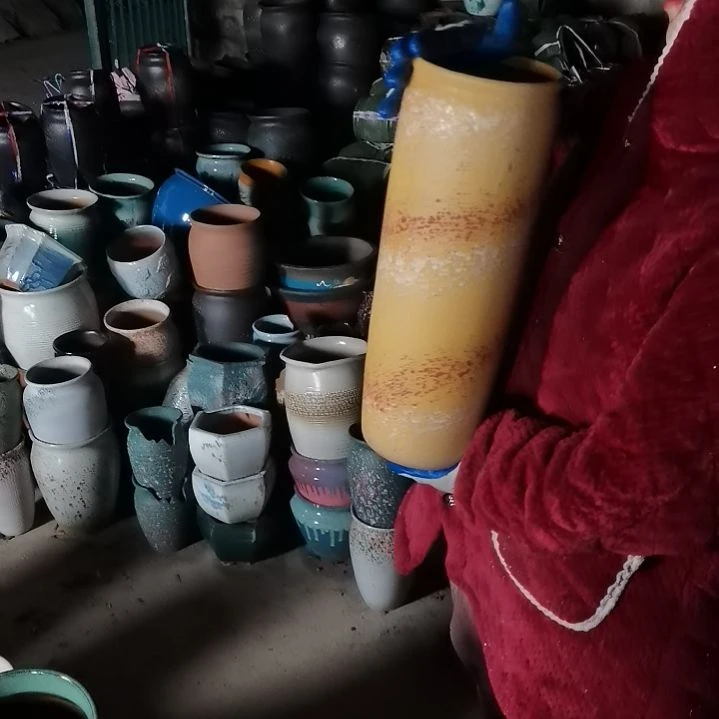 红陶口14高42瑕疵