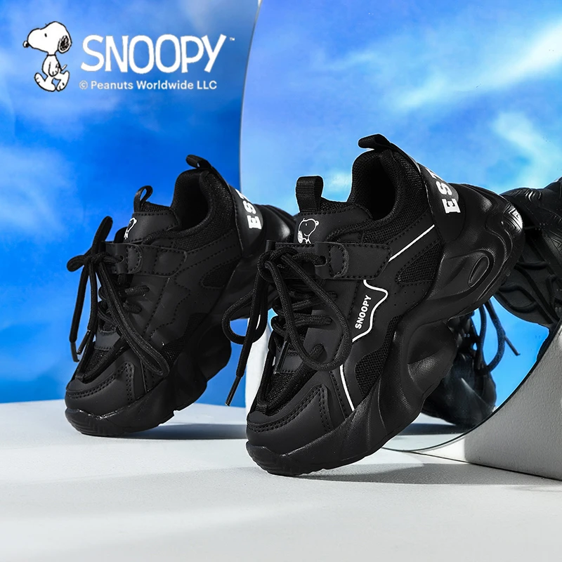 Snoopy/史努比小学生童鞋老爹鞋男童运动跑鞋春季中小女童儿童鞋