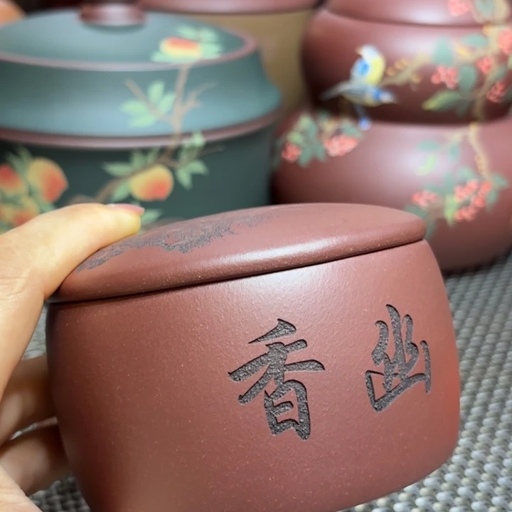 紫砂茶叶罐中高端紫砂茶叶罐