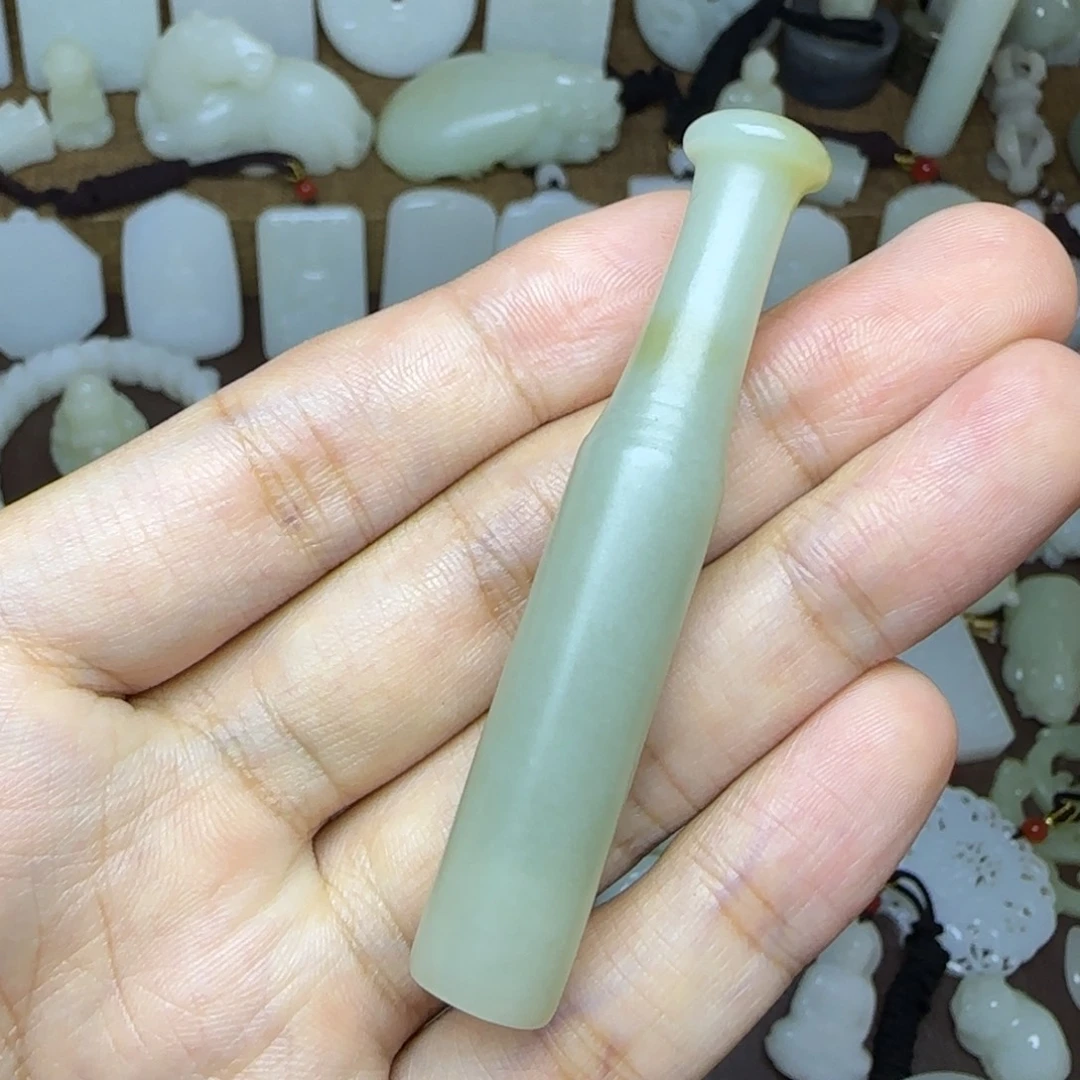 未镶嵌和田玉挂件烟嘴