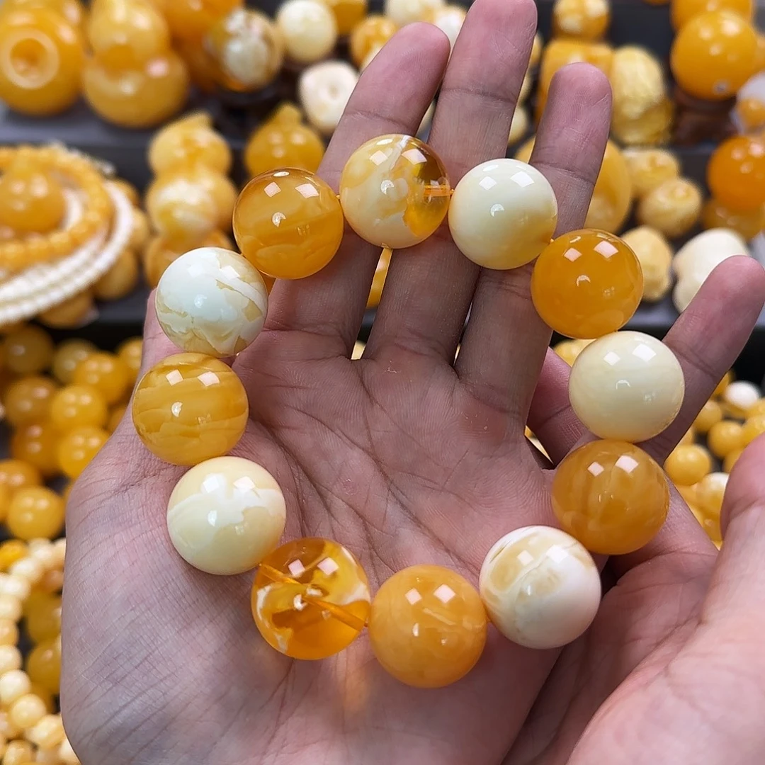 琥珀未镶嵌珠宝奇石21mm