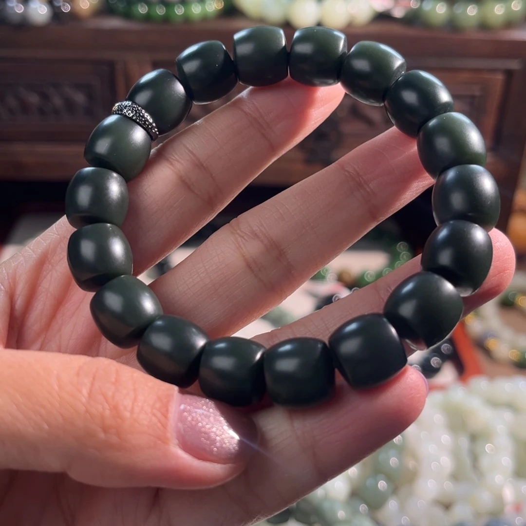 和田玉未镶嵌手链