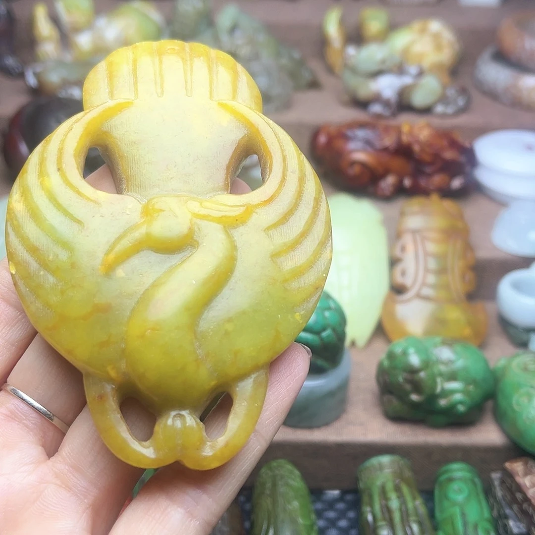 白玉菩提吊坠68。。