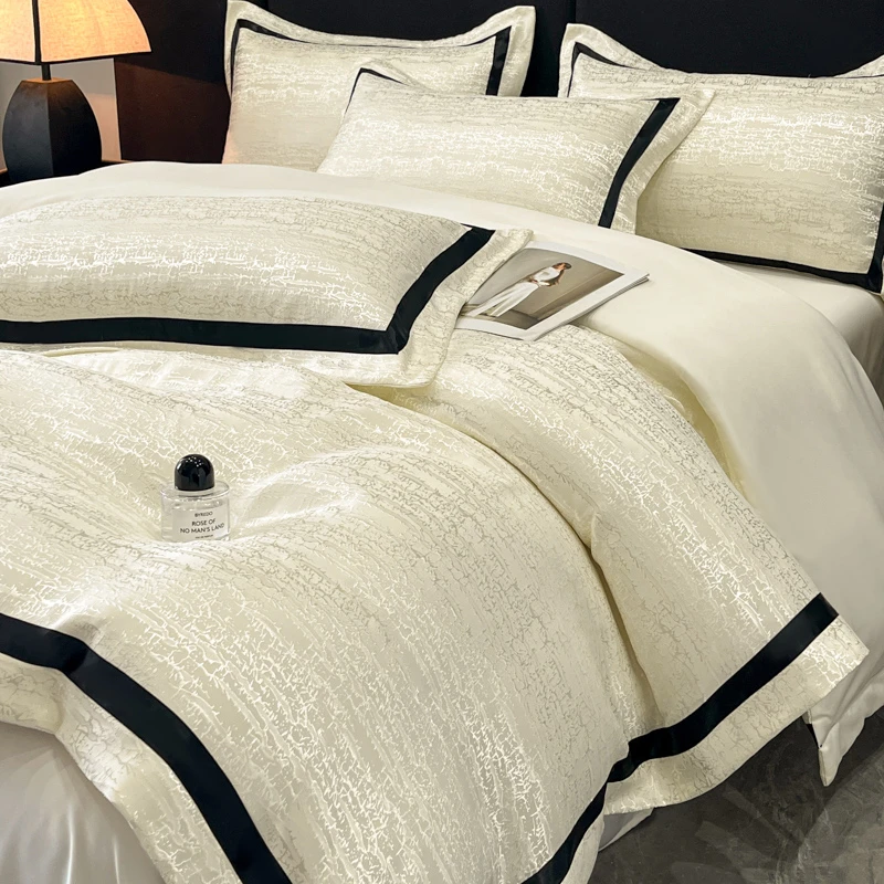 新款高档提花四件套床单被套双人床上用品欧式