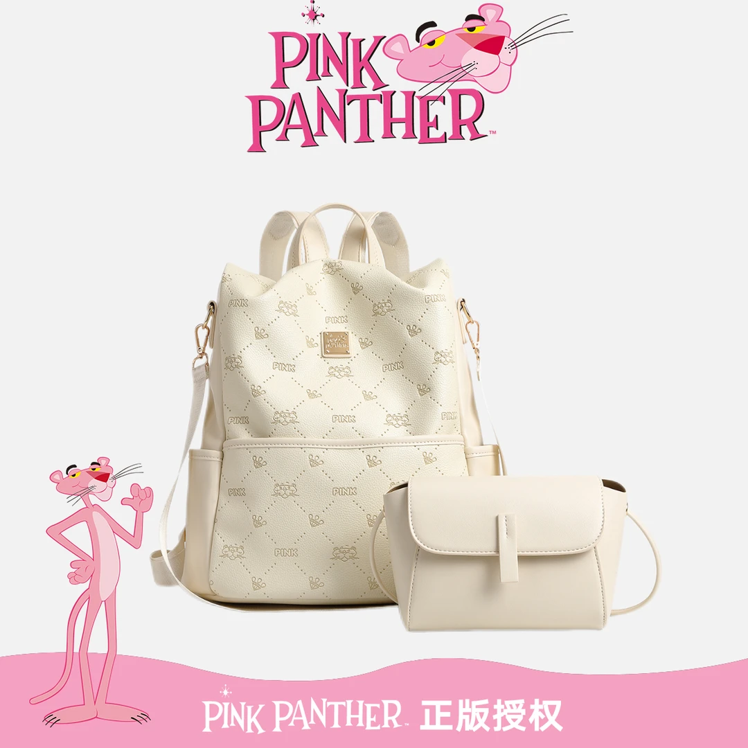 【海莉假日】【PinkPanther】2025新款潮流时尚百搭手提双肩斜跨包P1