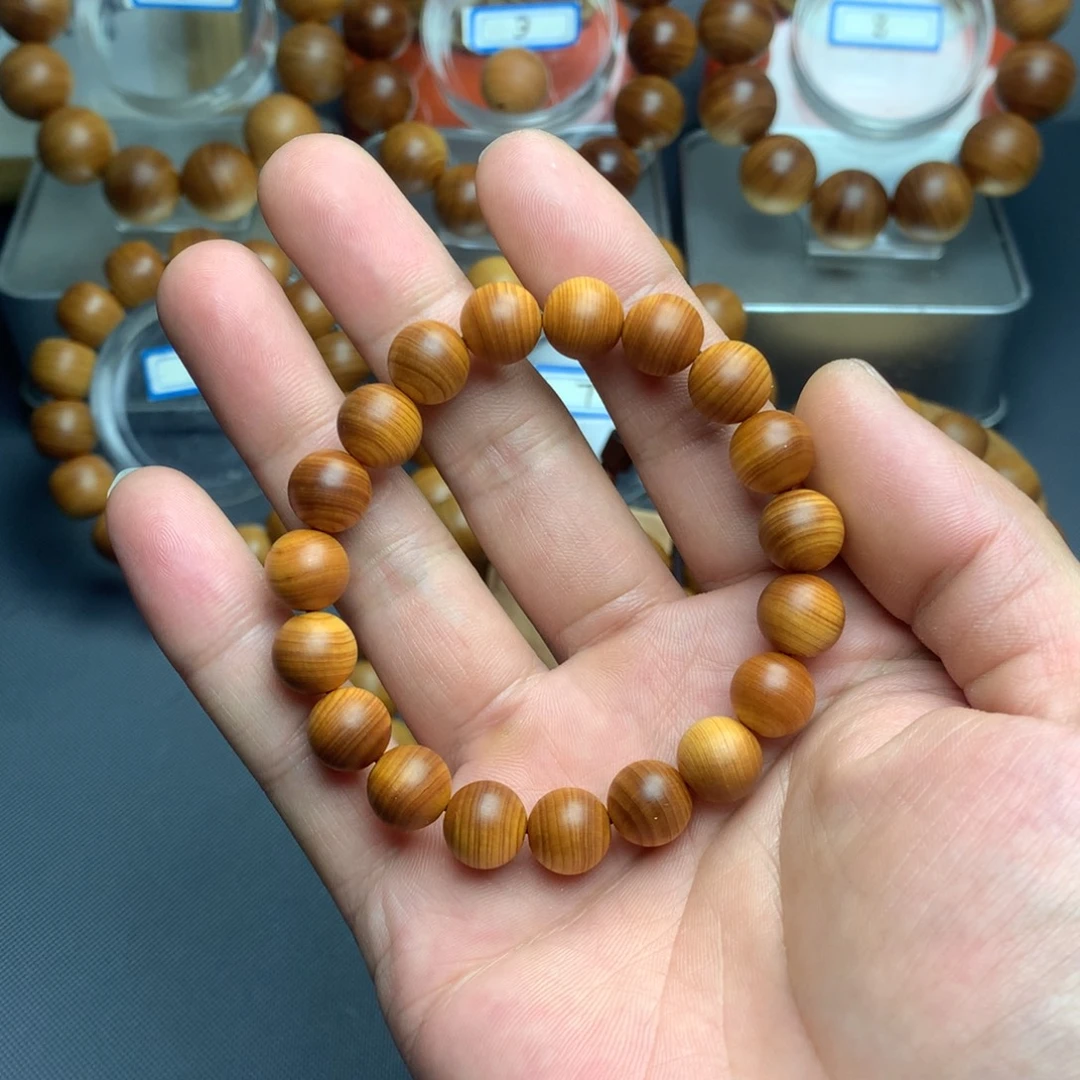 手串/手链柏木10红油素串