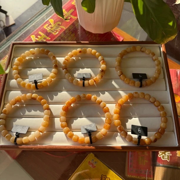 妙语堂-卡10精工虎皮卷汉堡珠-一物一拍归圆度好