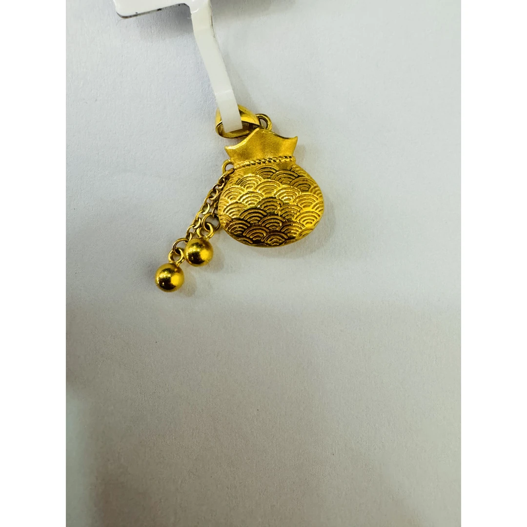 【小云专享】足金999饰品 福袋吊坠 3.42 GP