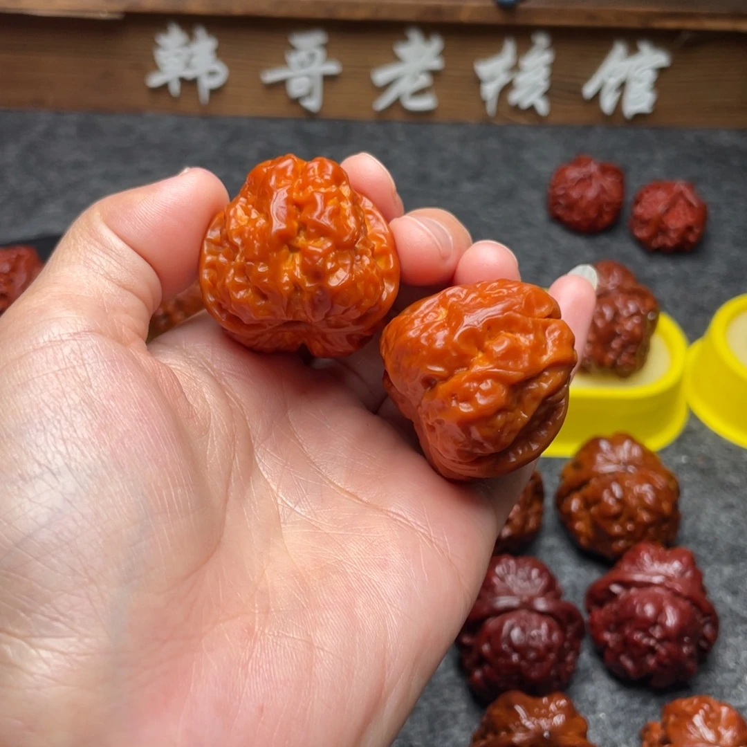 吊坠文玩核桃文玩核桃 手把件 蛤蟆头 36