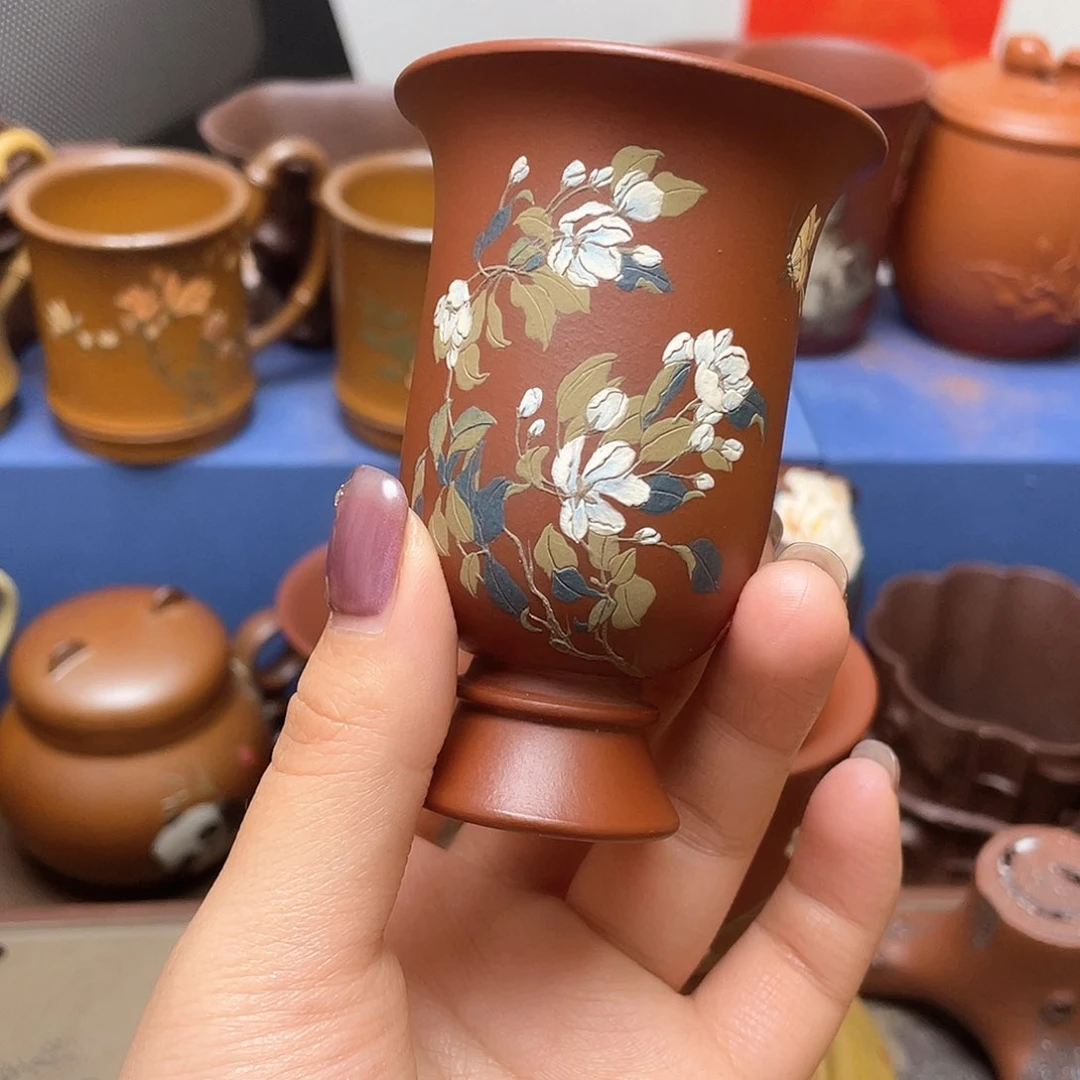 紫砂茶杯紫砂主人杯