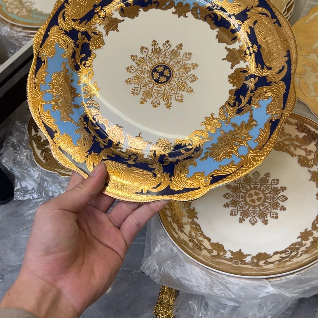 瓷片11寸平盘孤品福利