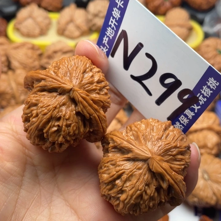 把件文玩核桃白狮子41尺