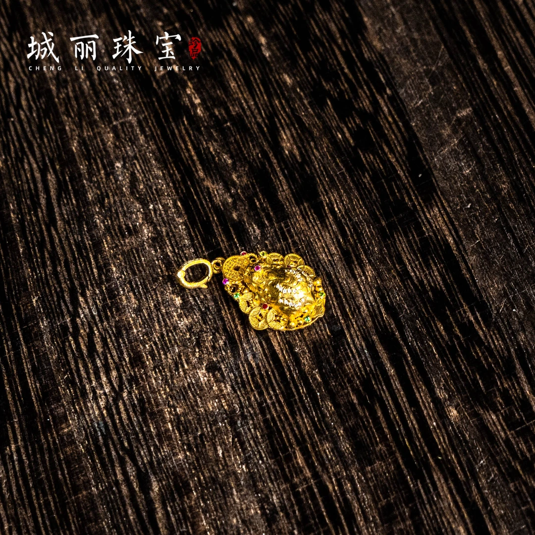 【九紫貔貅万才】18K九紫貔貅万才吊坠/个（多样性发货）S02KJ-729