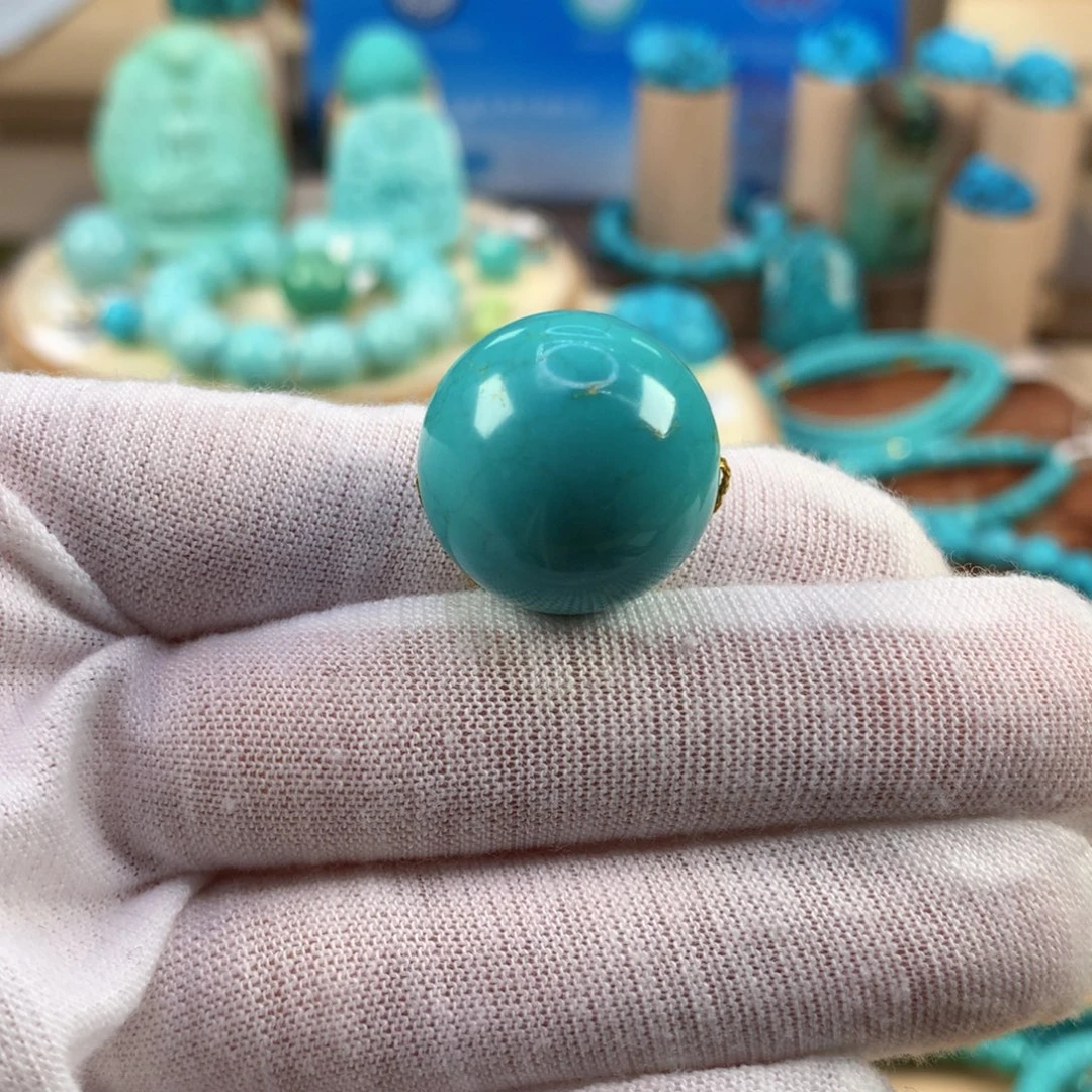 绿松石未镶嵌珠宝奇石20mm