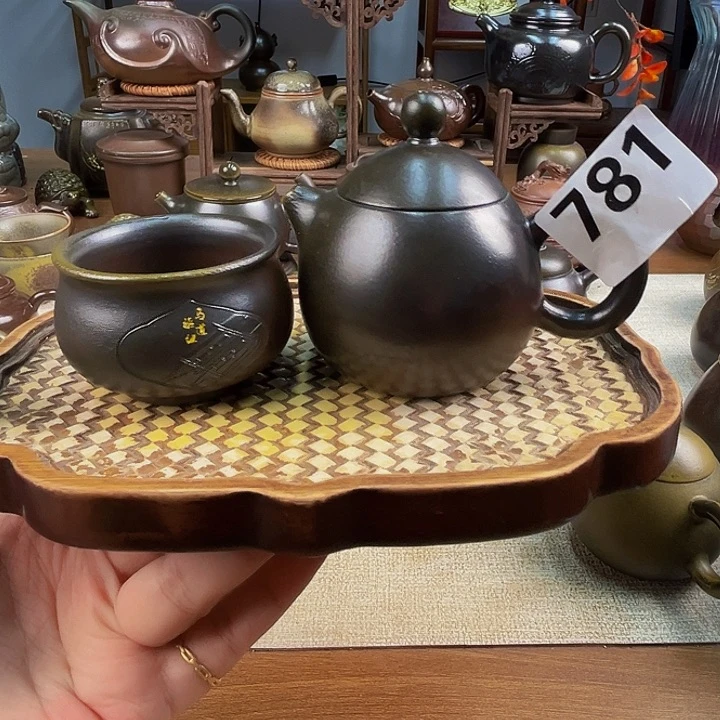 柴烧壶泡茶香柴燒壺泡茶