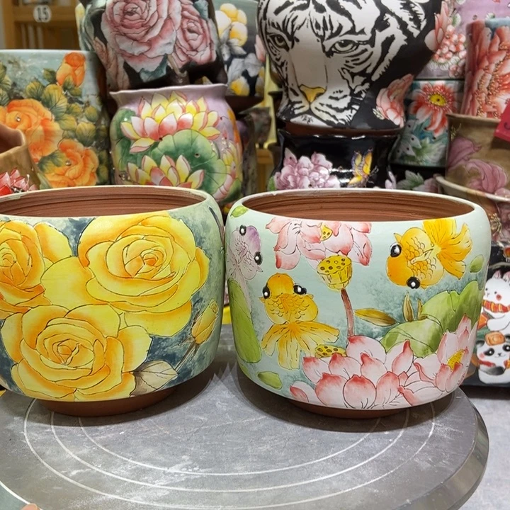 景德镇艺术手绘作品