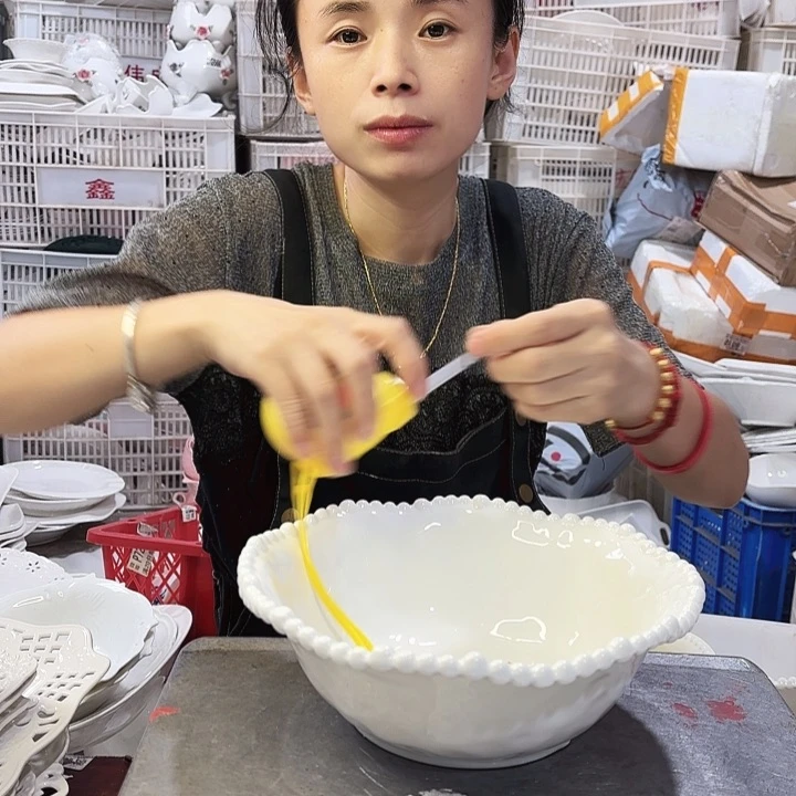 盘珠珠圆汤碗大尺寸