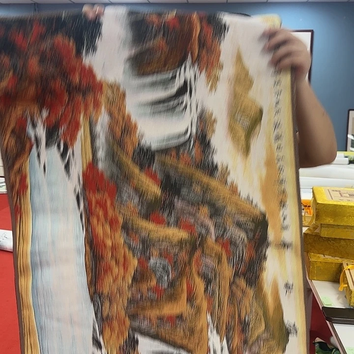 国画作品展示展示作品