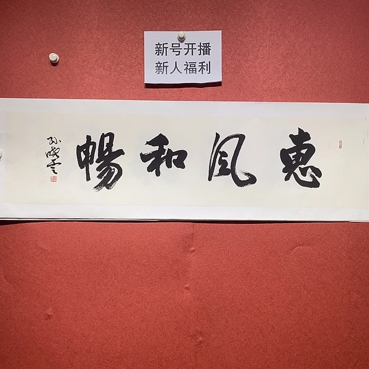 书法惠风和畅直播大漏
