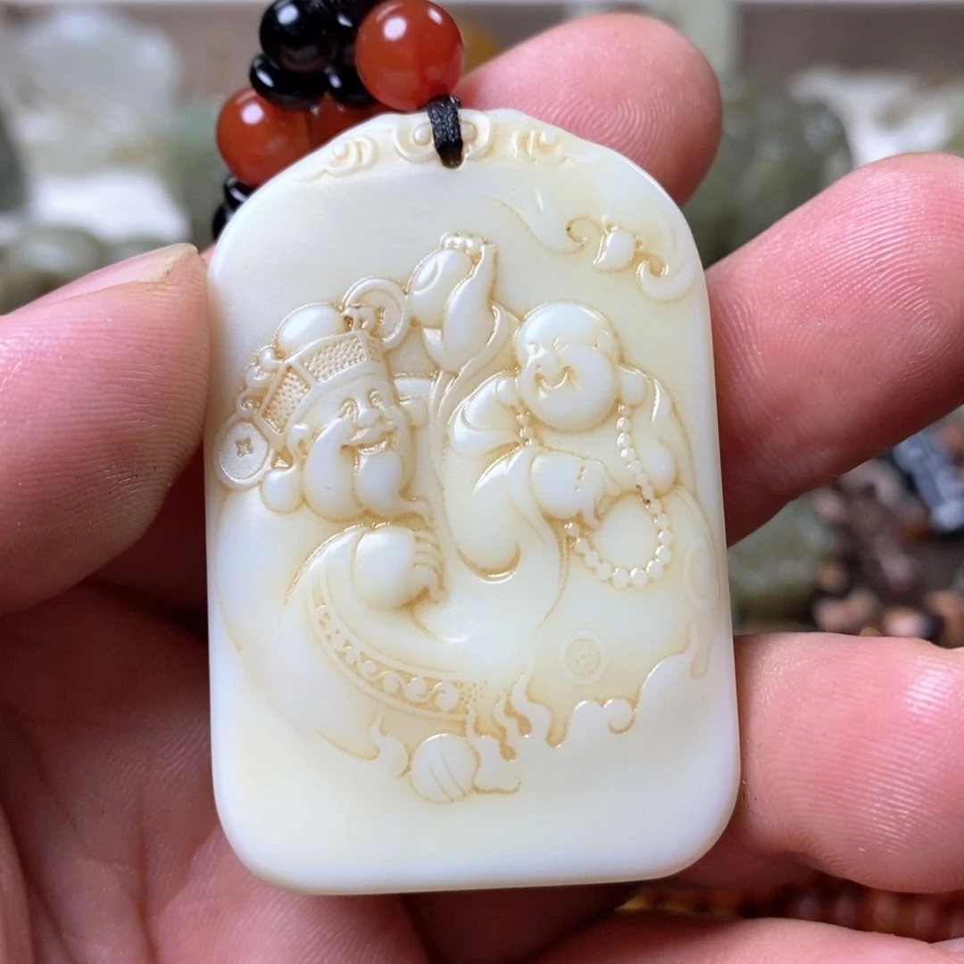 和田玉颈饰未镶嵌用****5