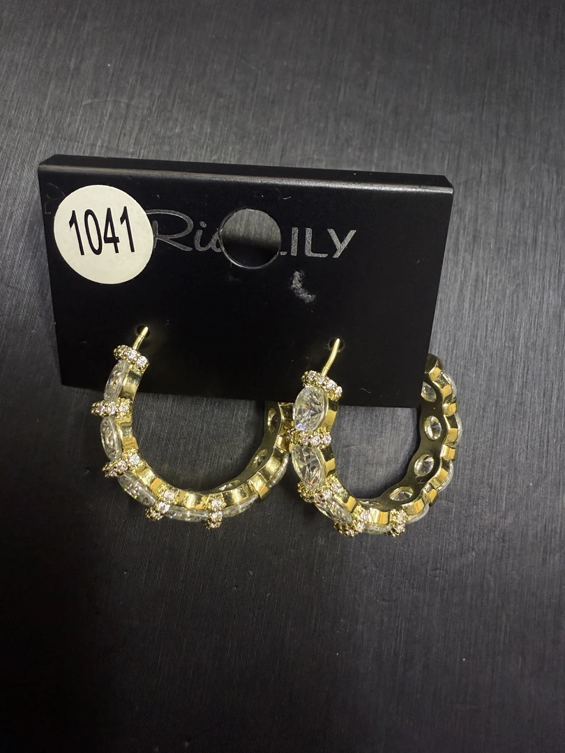 铜合金锆石耳饰 里里时尚耳饰1041