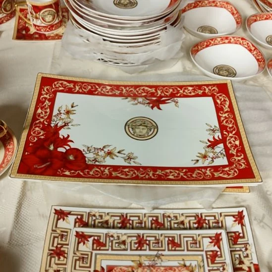 陶瓷方盘微瑕特价出不退换