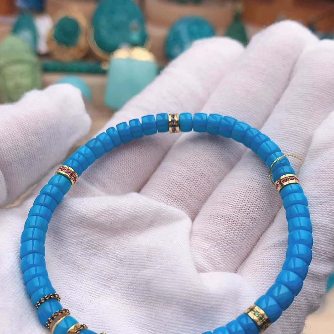 未镶嵌绿松石绿松石