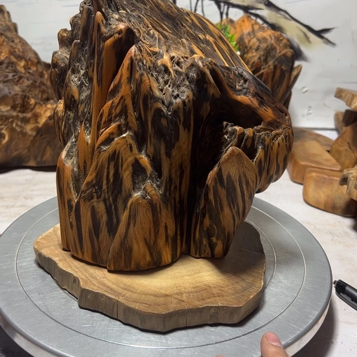 天***龙木一物一拍风化摆件248元